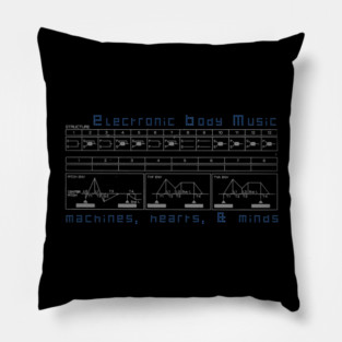 Electronic Body Music machines [clean version] Pillow