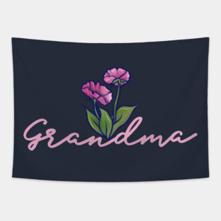 Grandma Orchid Lover Tapestry