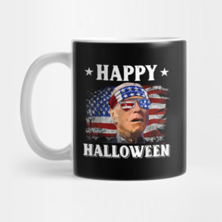 4th Of July Shirts Funny Joe Biden Happy Halloween Confused 4th of July 2023 Mug