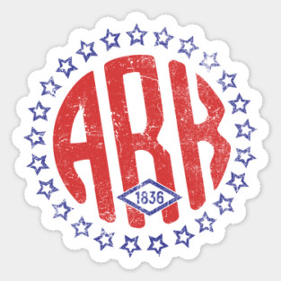 Patriotic Arkansas Sticker