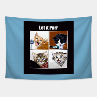 Let It Purr Tapestry