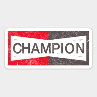 CHAMPION BRAD PITT Sticker