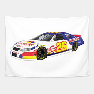 Ricky Bobby's Wonderbread Car 26 Tapestry
