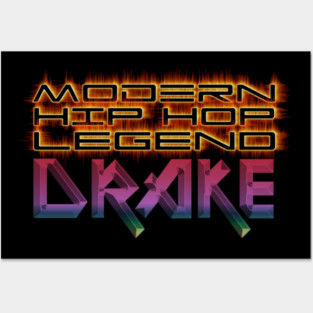 Drake the Hip Hop, Rap Legend Hoodies, Mugs Etc. From Black Hoodies Motiv Posters and Art