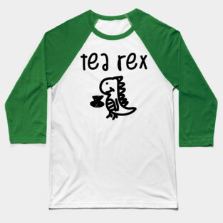 Tea Rex Baseball T-Shirt