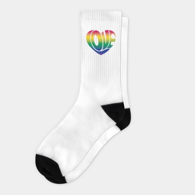 Pride and Love Socks by DickinsonDesign