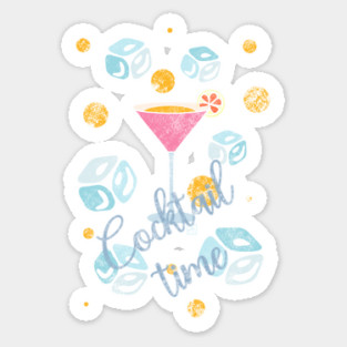 Cocktail time Sticker