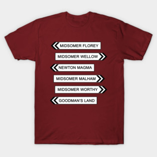 Midsomer Murder Signs #3 T-Shirt