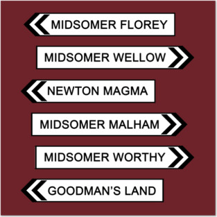 Midsomer Murder Signs #3 Posters and Art