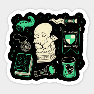 Lovecraft Elements Sticker