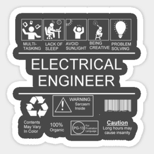 Electrical Engineer Sticker