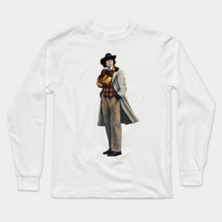 The 4th Dr Who: Tom Baker Long Sleeve T-Shirt
