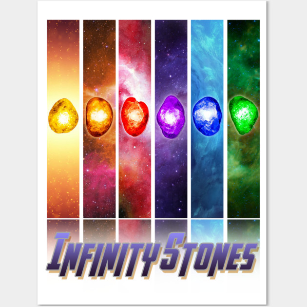 Infinity Stones Wall Art by edbertguinto