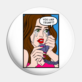 "Trump" POP Art Pin