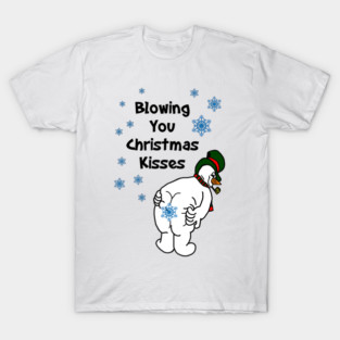 Blowing You Christmas Kisses T-Shirt