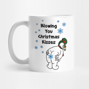 Blowing You Christmas Kisses Mug