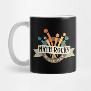 Math Rocks Funny Dice Mug