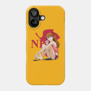 Morning Routine with Asuka langley - Neon Genesis Evangelion Phone Case