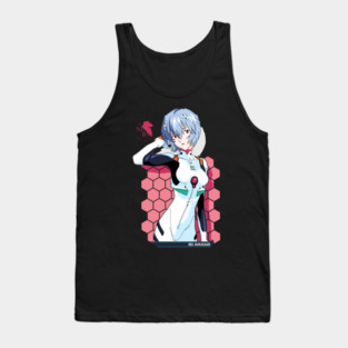 Rei Ayanami - Neon Genesis Evangelion Tank Top