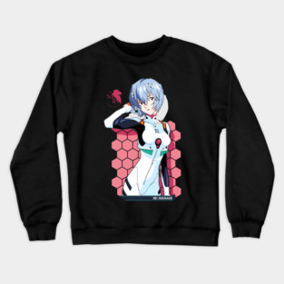 Rei Ayanami - Neon Genesis Evangelion Crewneck Sweatshirt