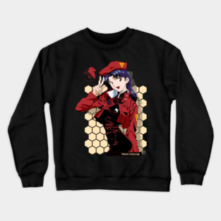 Misato Katsuragi - Neon Genesis Evangelion - Commander's Grace Crewneck Sweatshirt