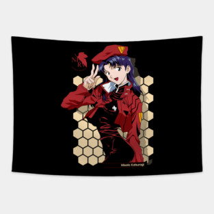 Misato Katsuragi - Neon Genesis Evangelion - Commander's Grace Tapestry