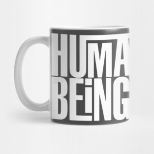Human Being (white) Mug