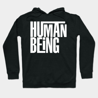 Human Being (white) Hoodie