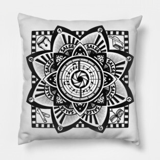 Mandala Salsa Pillow