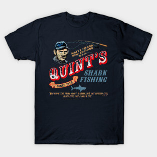 Quint's Shark Fishing Wood (Universal © UCS LLC) T-Shirt