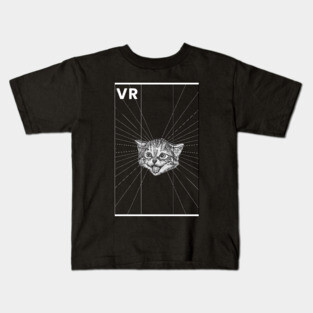 Vr cat Kids T-Shirt