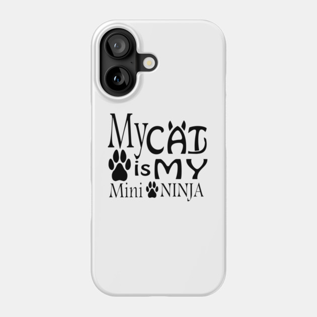 Cat Ninja Phone Case by DickinsonDesign