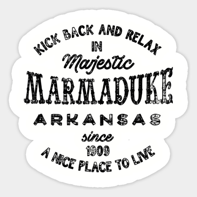 Majestic Marmaduke Sticker by rt-shirts