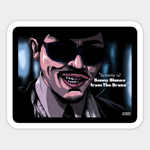 Carlito's Way "Benny Blanco From The Bronx" portrait (digital) Magnet by StagArtStudios