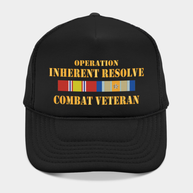 Combat Veteran w Opn Inherent Resolve (OIR) SVC Bar w Txt X 300