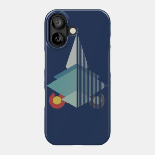 Colorado Mountains Geometric Phone Case