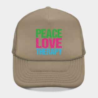 Peace Love Therapy Hat