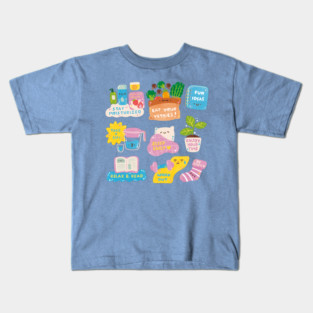 Self Care Reminders Kids T-Shirt