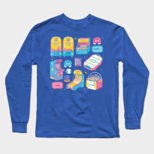 Retro Arcade Long Sleeve T-Shirt