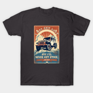 Vintage Jeep Poster T-Shirt