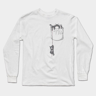 Pocket Kittens Long Sleeve T-Shirt