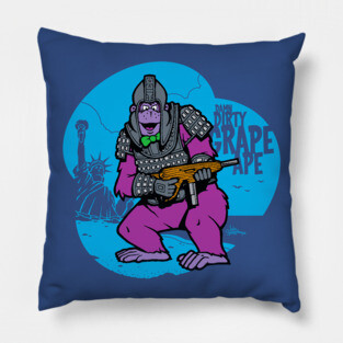 Planet of the Grape Apes Pillow