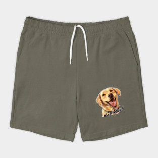 Yellow Lab Dad Dad T-Shirt - Dog Lover Gift, Pet Parent Apparel Shorts
