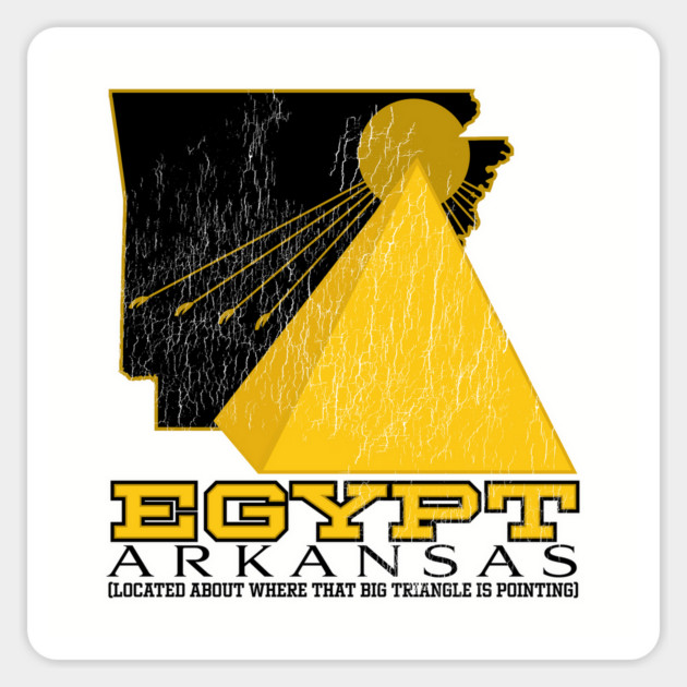 Egypt, Arkansas Sticker by rt-shirts