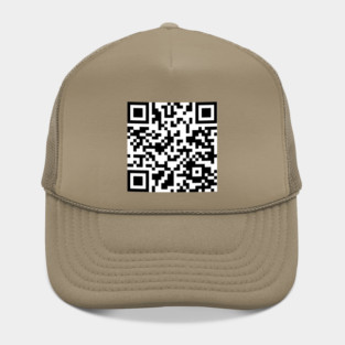 Rick Roll QR code Hat