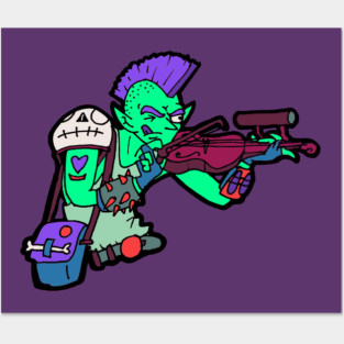 Fiddle Sniper (Half-Orc) Posters and Art