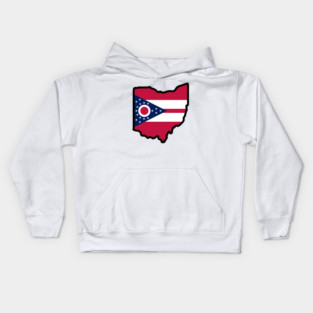 Ohio Flag Kids Hoodie