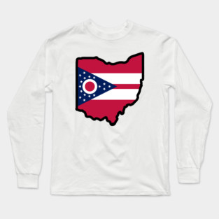 Ohio Flag Long Sleeve T-Shirt