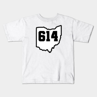 614 ohio columbus Kids T-Shirt