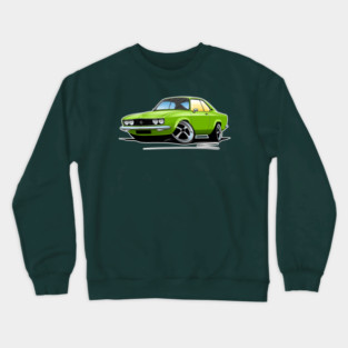 Opel Manta A Green Crewneck Sweatshirt